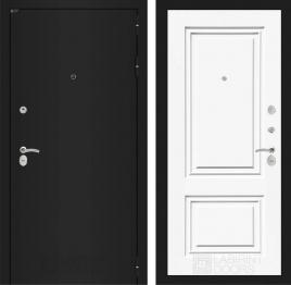 Входная дверь CLASSIC шагрень черная 26 - Эмаль RAL 9003