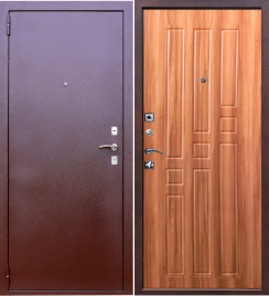 Дверь металлическая Гарда 8мм. Дуб рустикальный