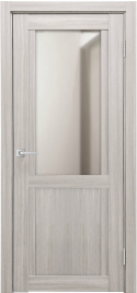 Межкомнатная дверь К-12 Зеркало тон Белая лиственница