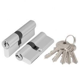 Цилиндровый Ajax (Аякс) механизм (AX100/80) AX1000Key80 (35+10+35) CP хром