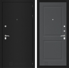 Входная дверь CLASSIC шагрень черная 11 - Графит софт