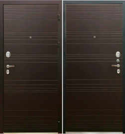 Дверь металлическая SD Prof-36 Фортуна Гор.шлад/гор.шоколад