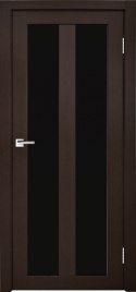 Межкомнатная дверь Z-5 Остекление "Лакобель черное" тон Грей