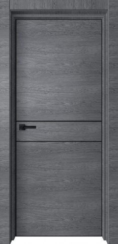 Межкомнатная дверь Loft-2 Глухое Ольха серая фото 1