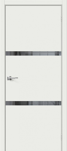 Браво-2.55.П White Matt / Mirox Grey фото 1