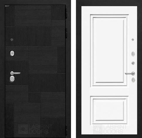Входная дверь PAZL 26 - Эмаль RAL 9003 фото 1