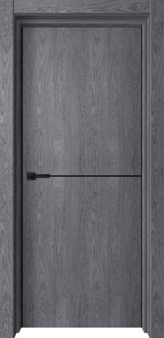 Межкомнатная дверь Loft-1 Глухое Ольха серая фото 1