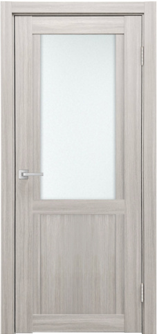 Межкомнатная дверь К-12 Остекление "Сатинат белое" тон Венге фото 1