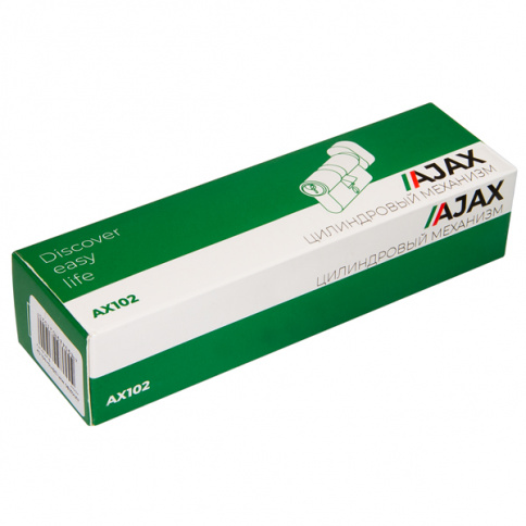 Цилиндровый Ajax (Аякс) механизм (AX102/70) AX1002Knob70 (30+10+30) PB латунь с вертушкой фото 3