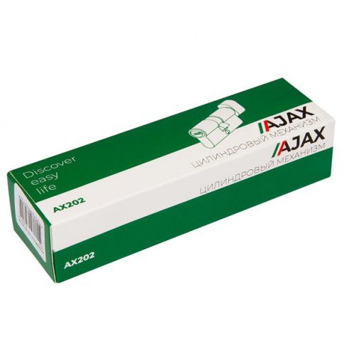 Цилиндровый Ajax (Аякс) механизм (AX200/80) AX2000Key80 (30+10+40) CP хром фото 3