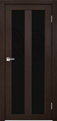 Межкомнатная дверь Z-5 Остекление "Лакобель черное" тон Грей фото 1